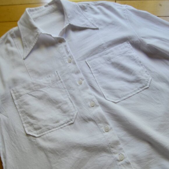 Designer White Shirt Blouse Size XS - Picture 3 of 10